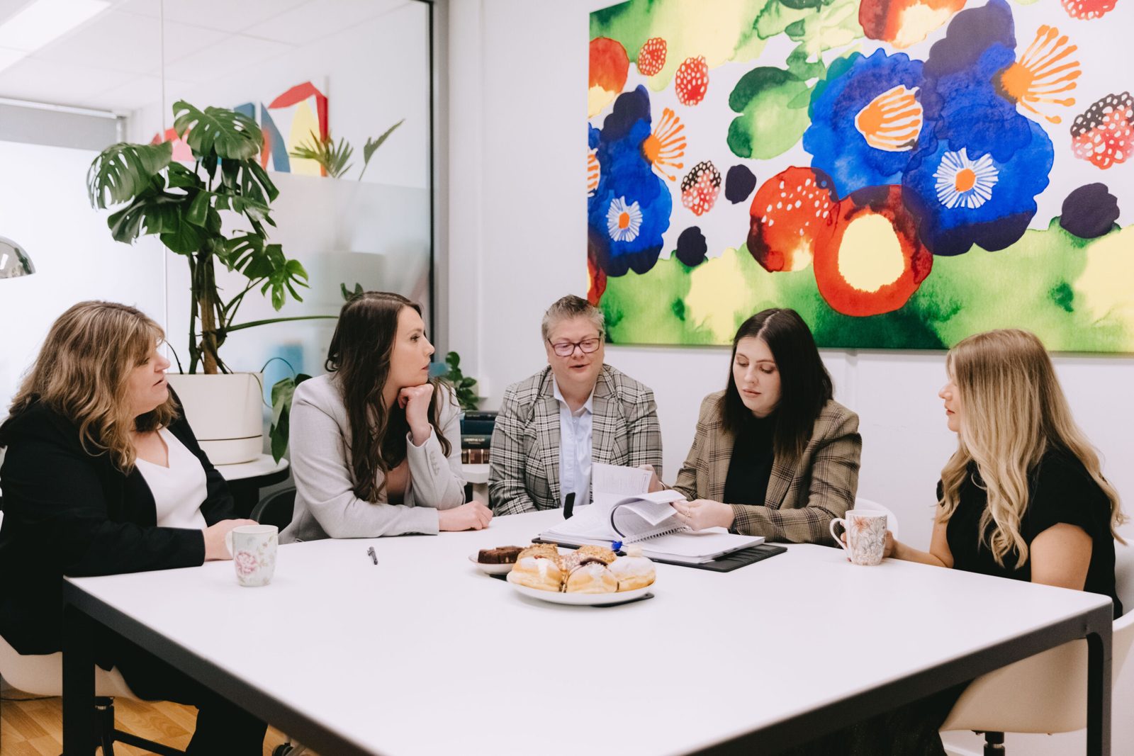 The ConnectLaw team around the meeting table in Gisborne